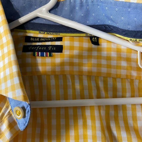 Blue Industry Mens Dress Shirt - Picture 2 of 4